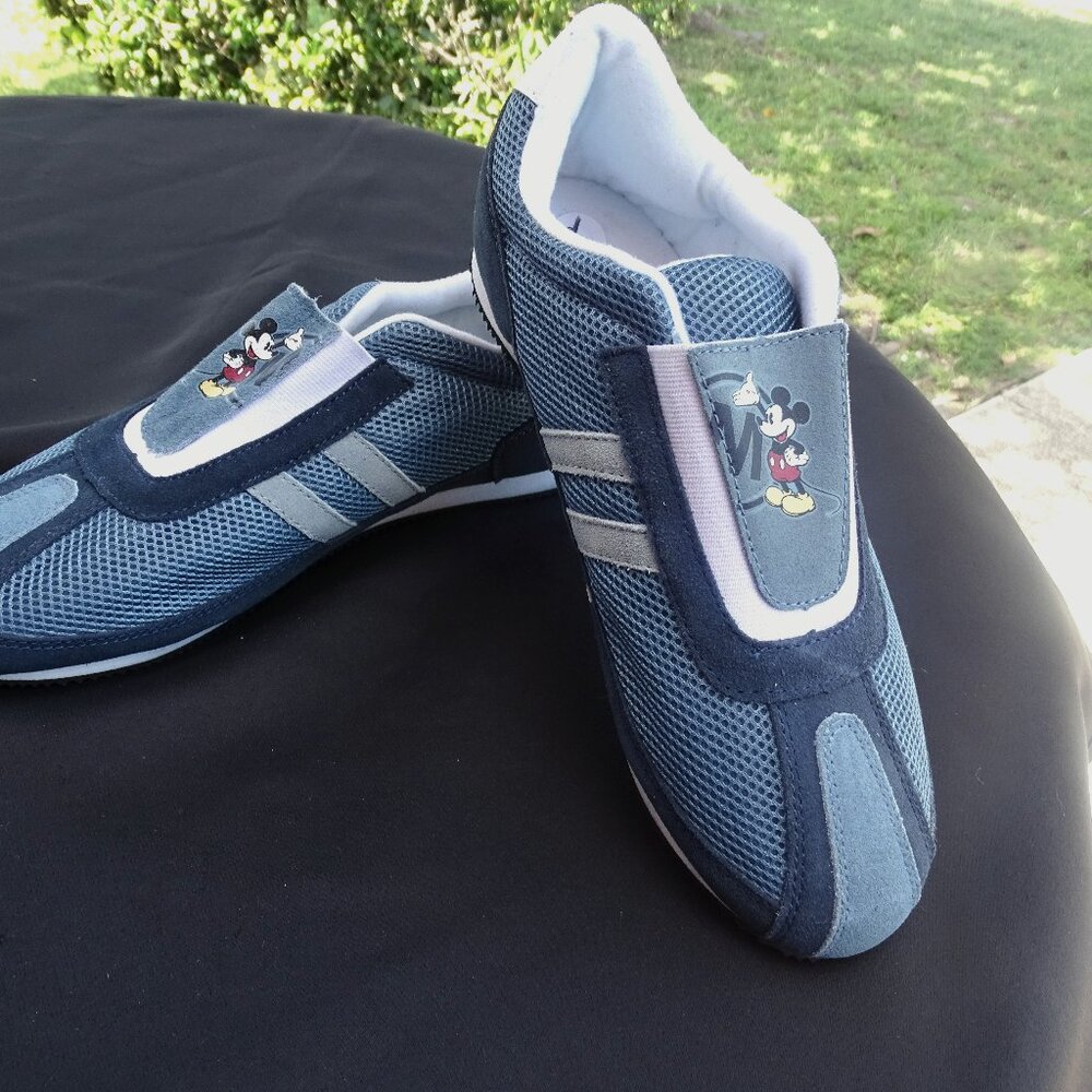 Disney Mickey Mouse Blue Slip On Shoes 8 Never worn